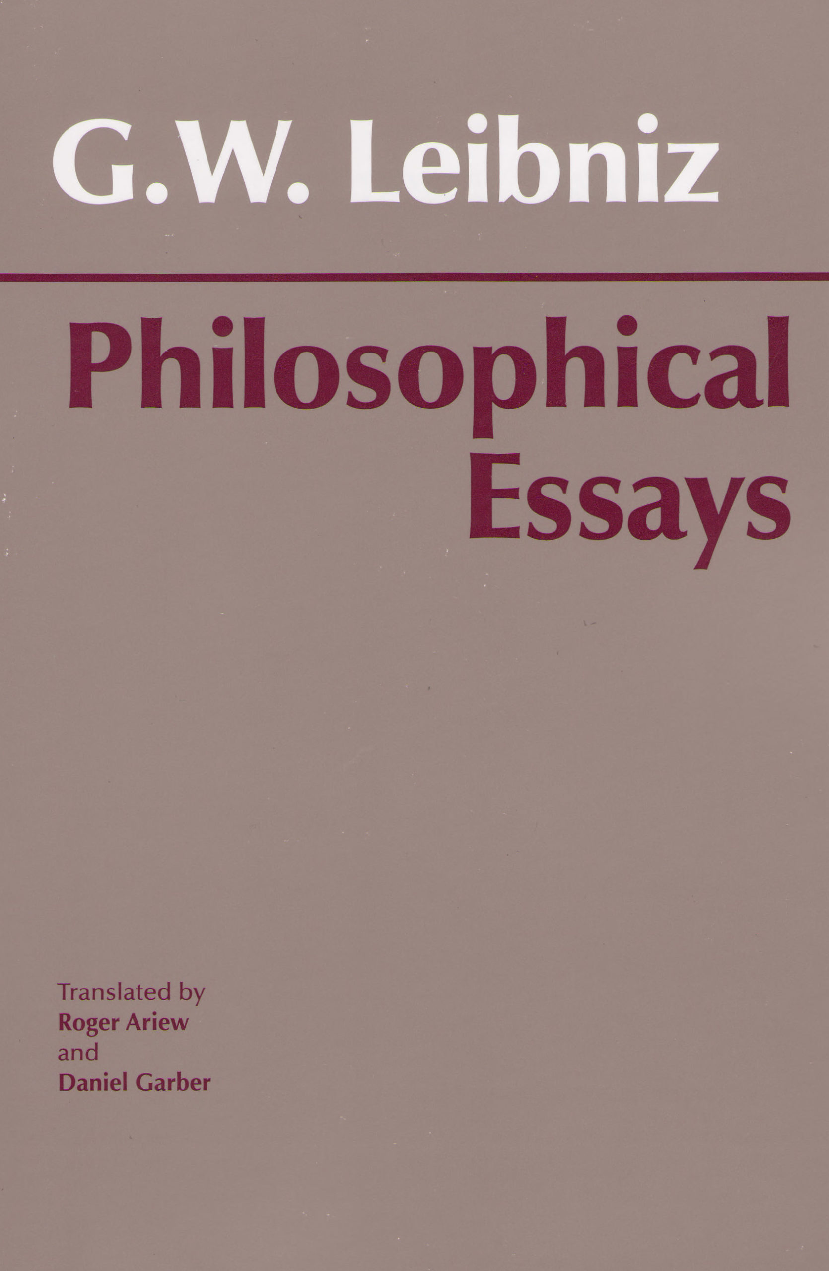 leibniz philosophical essays pdf